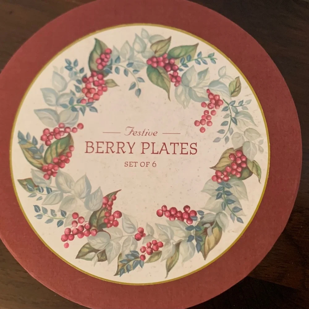 Festive Berry Plates